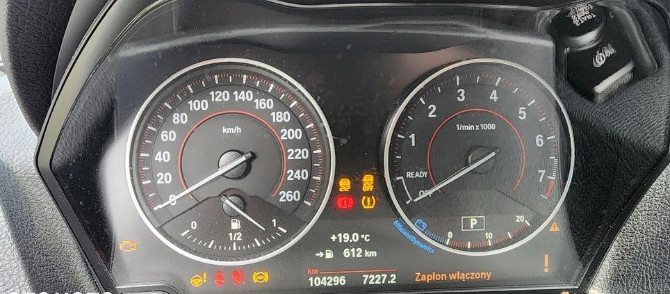 BMW Seria 1 cena 64900 przebieg: 106000, rok produkcji 2016 z Józefów małe 56